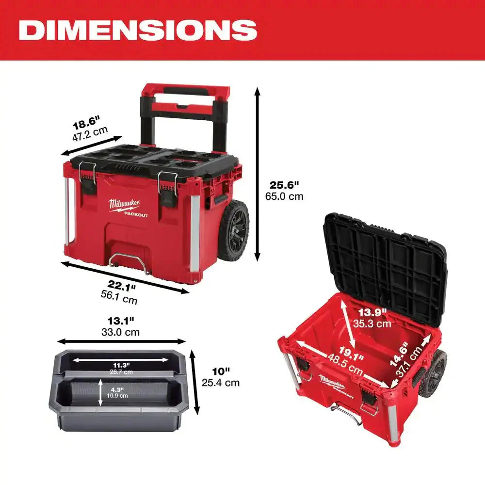 PACKOUT 22 in. Rolling Tool Box - Image 4