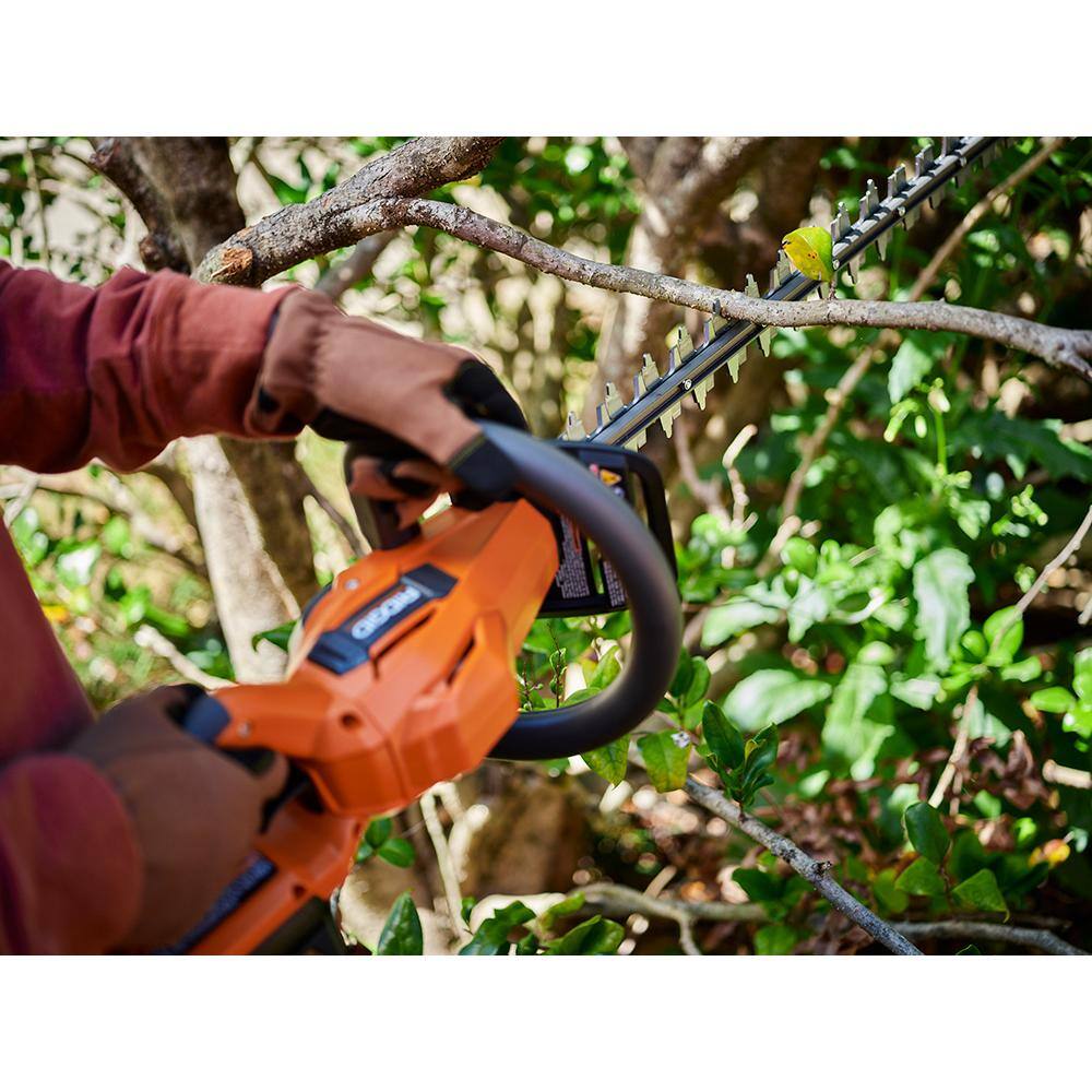 RIDGID 18V Brushless Cordless Battery 22 in. Hedge Trimmer with 2.0 Ah Battery and Charger R01401K - Image 7