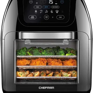 Chefman Digital Air Fryer With Rotisserie, 10 Qt, 17 Presets - CRJ38-10-RDO-V2