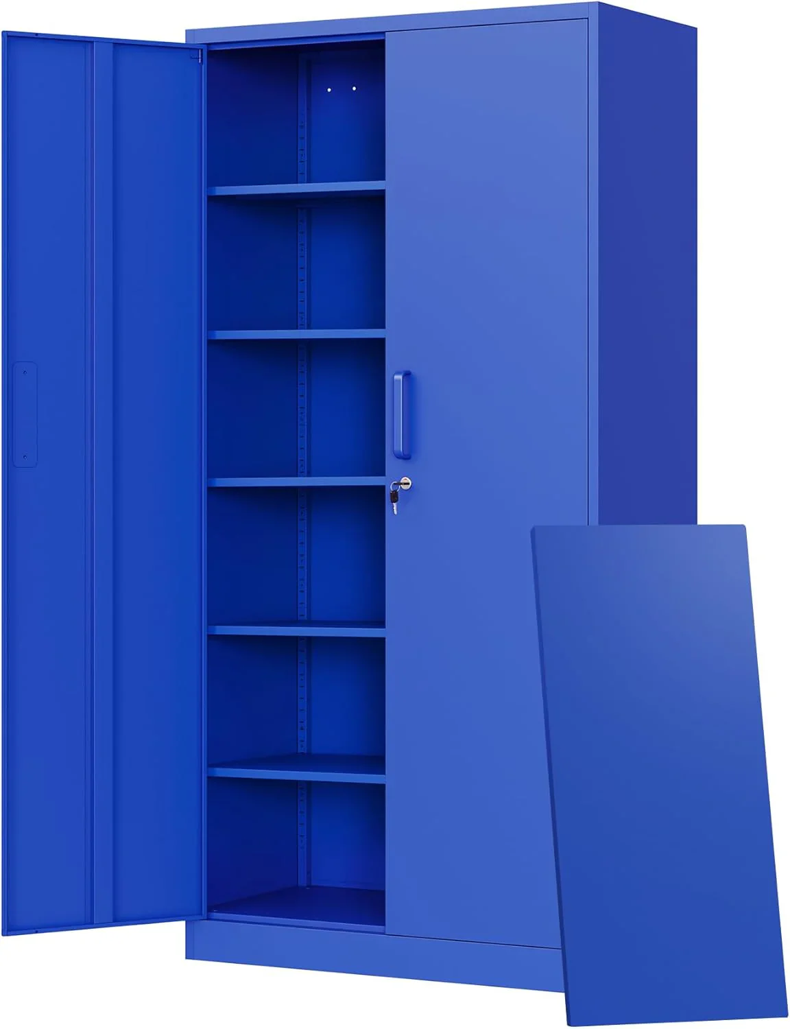 Letaya Metal Garage Storage Cabinets with Lock-72 Tall Tool Organizer Steel Lockers - Image 4