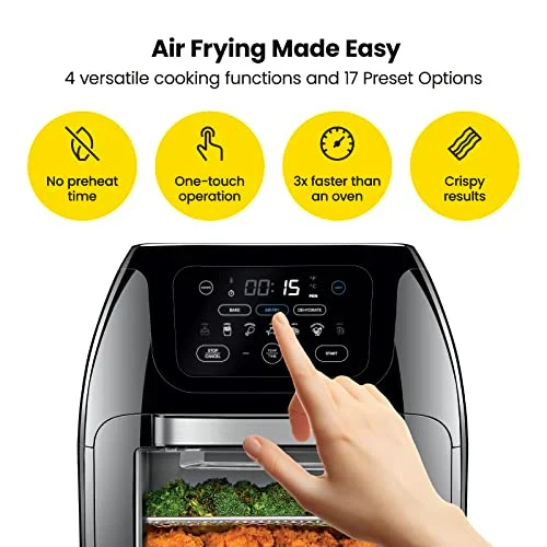 CHEFMAN Multifunctional Digital Air Fryer Rotisserie Dehydrator Convection Oven - 10-Liter - Image 11