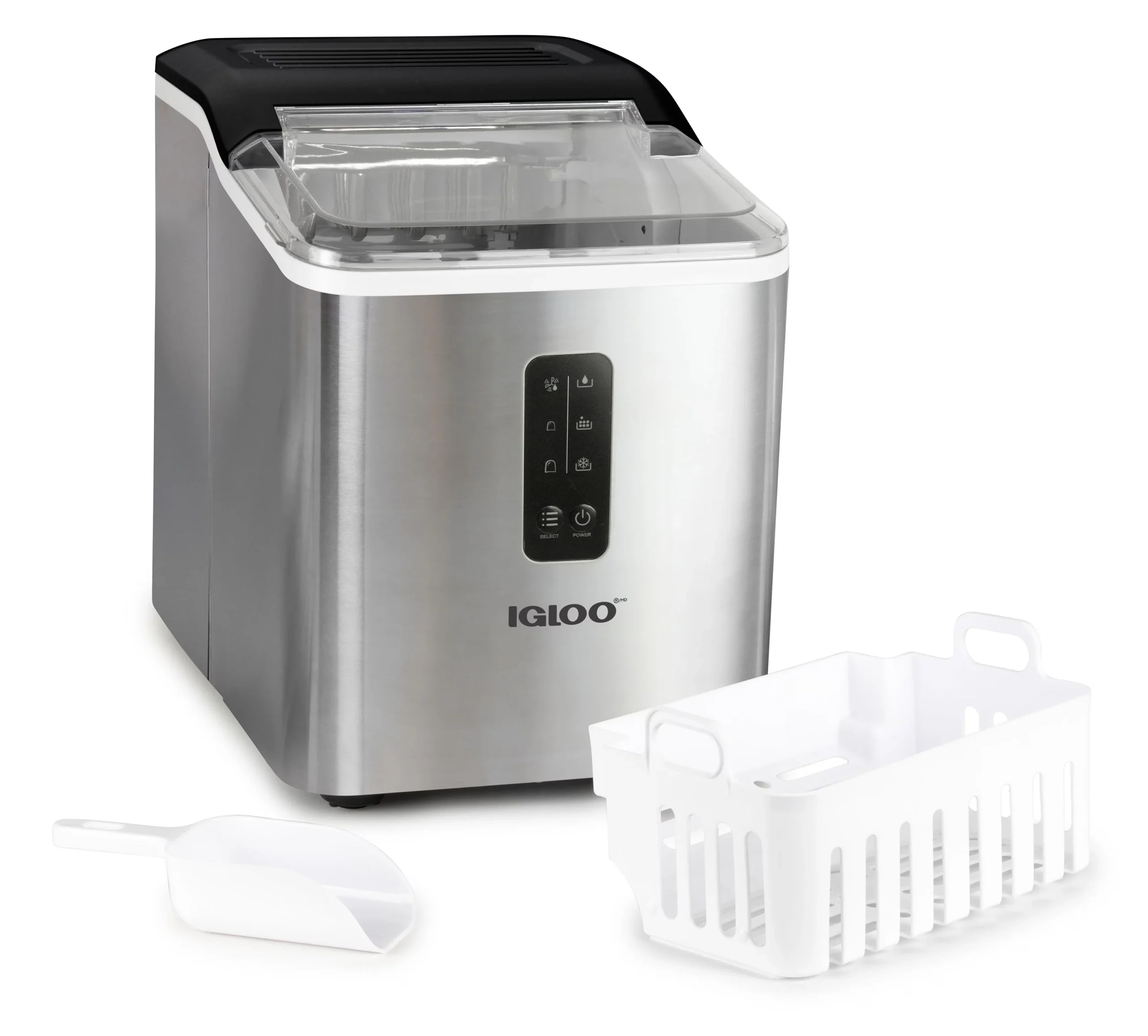Igloo Self-Cleaning Countertop Ice Maker, 1.5 qt, 26 lbs/24 Hours, Aqua - Image 3
