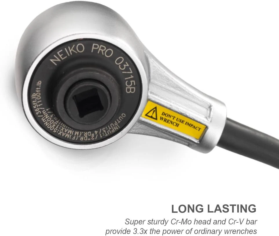 PRO 03715B 1/2" Drive Torque Wrench, 1100 Foot-Pound Heavy Duty Torque Multiplier Wrench, Cr-Mo and Chrome-Vanadium - Image 6