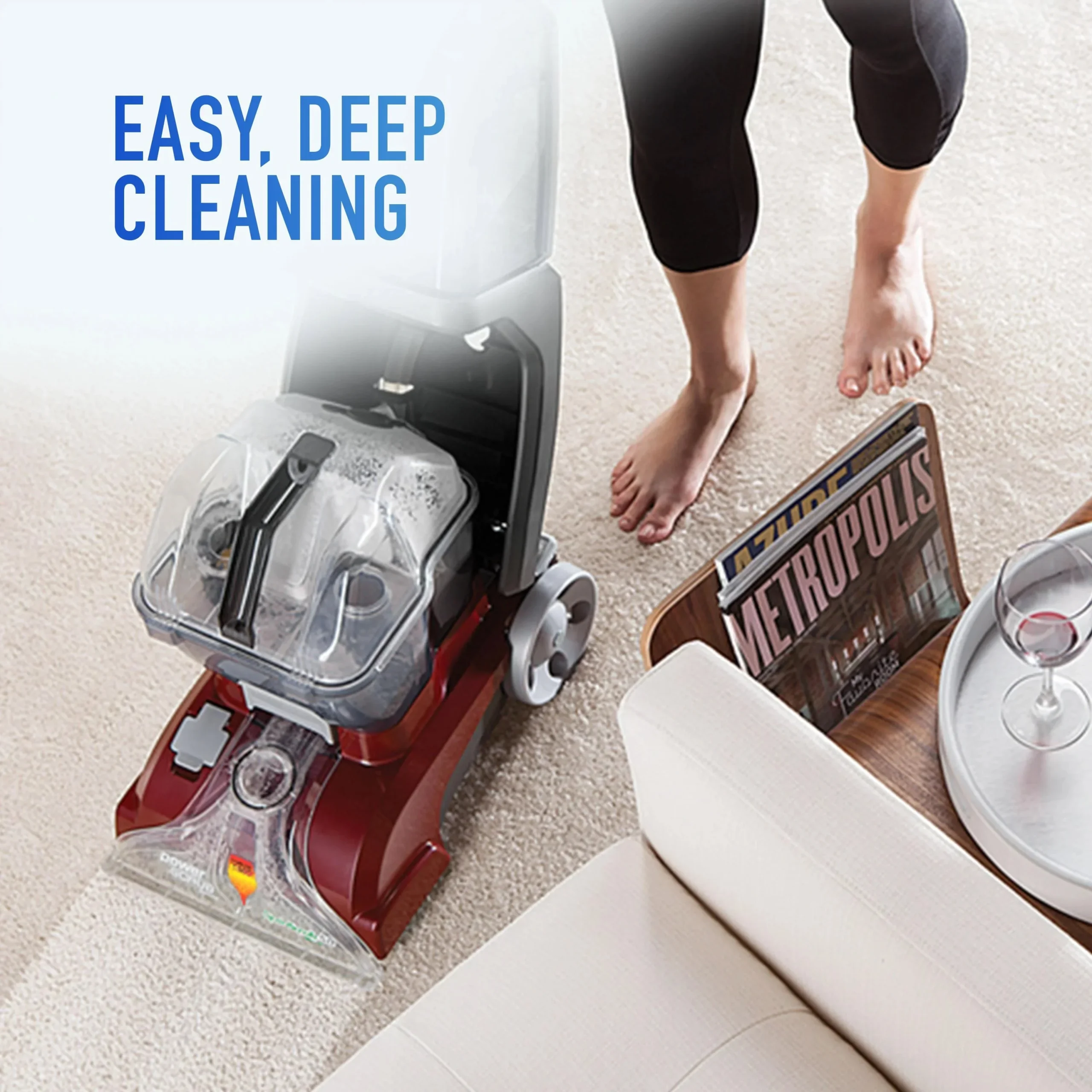 Hoover PowerScrub Deluxe Upright Carpet Cleaner Machine - FH50150V - Image 3
