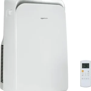 Amazon Basics 3-In-1 Portable Air Conditioner, 10000 BTU ASHRAE/6000 BTU SACC, White