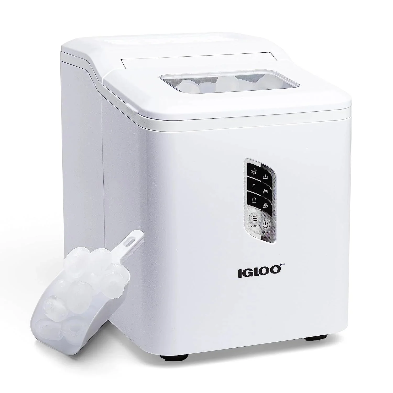 Igloo Self-Cleaning Countertop Ice Maker, 1.5 qt, 26 lbs/24 Hours, Aqua - Image 21