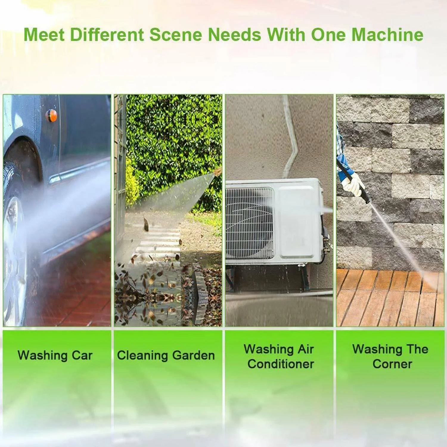 3800PSI 2.8GPM Electric Pressure Washer High Power Cleaner,Water Sprayer Machine - Image 12