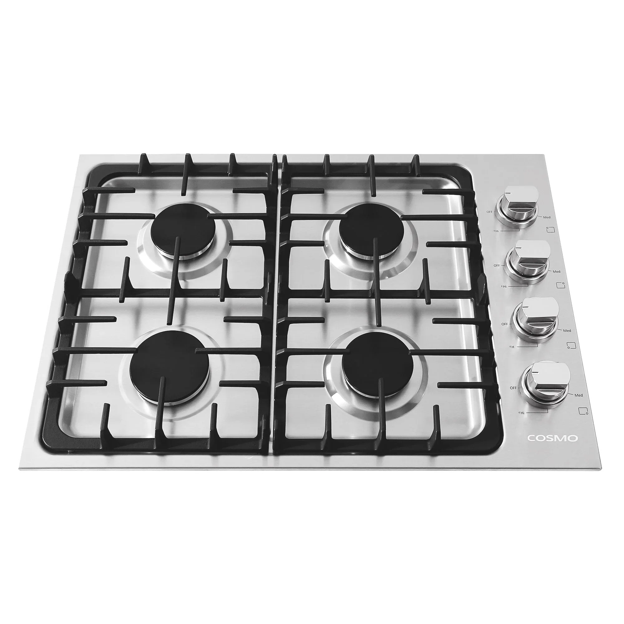 4-Piece Kitchen Appliance Package - 30 in Gas Cooktop, 30 in Electric Wall Oven, 24 in Microwave Drawer, Energy Star French Door Refrigerator - Image 2
