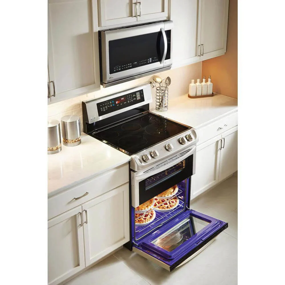 LG Double Oven Stainless Steel Electric Range, 7.3 Cu. Ft. - LDE4413ST - Image 5