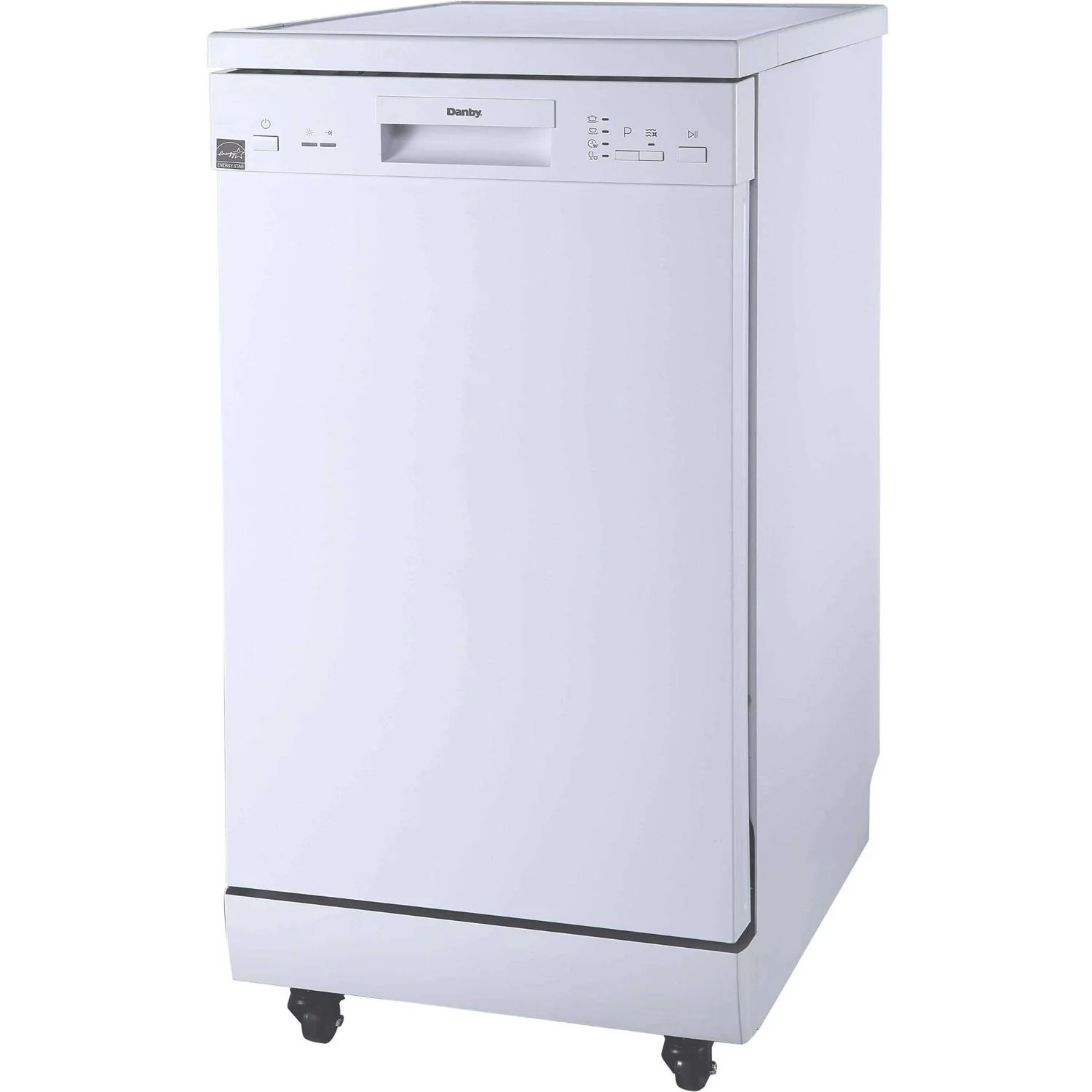 Danby 18 in Portable Dishwasher, 8 Place Settings - DDW1805EWP