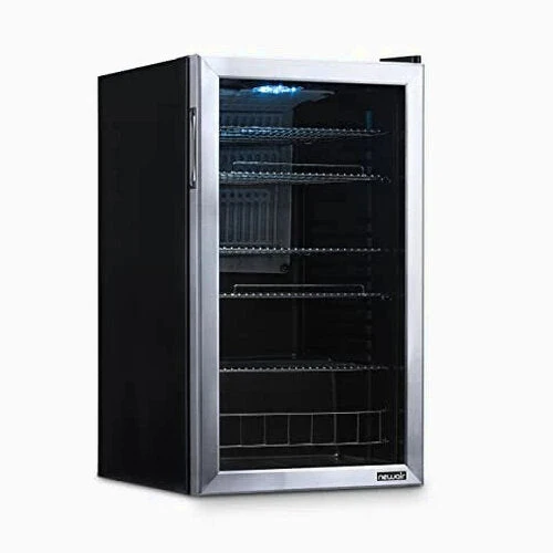 NewAir Beverage Refrigerator Cooler, 126 Cans, 3.4 Cubic Feet, Stainless Steel - AB-1200 - Image 5