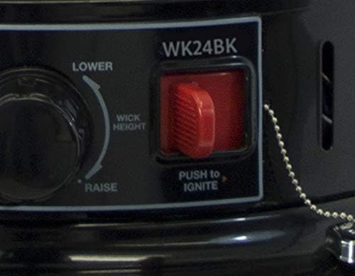 Dyna-Glo WK24BK 23,000 BTU Indoor Kerosene Heater, No Electricity Needed, Black - Image 2