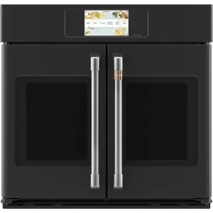 Cafe 30 Inch Matte Black Single Convection Smart Electric Wall Oven - CTS90FP3ND1