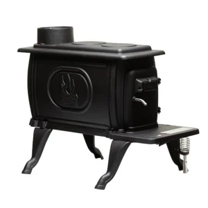 US Stove Cast Iron Wood Stove, 900 Sq. Ft. - US1269E