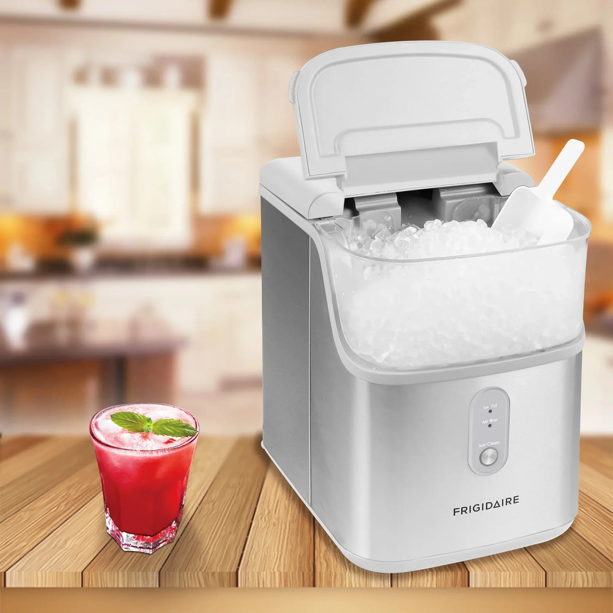 Frigidaire Nugget Ice Maker, 33 Lbs., Black Stainless Steel - EFIC228 - Image 21