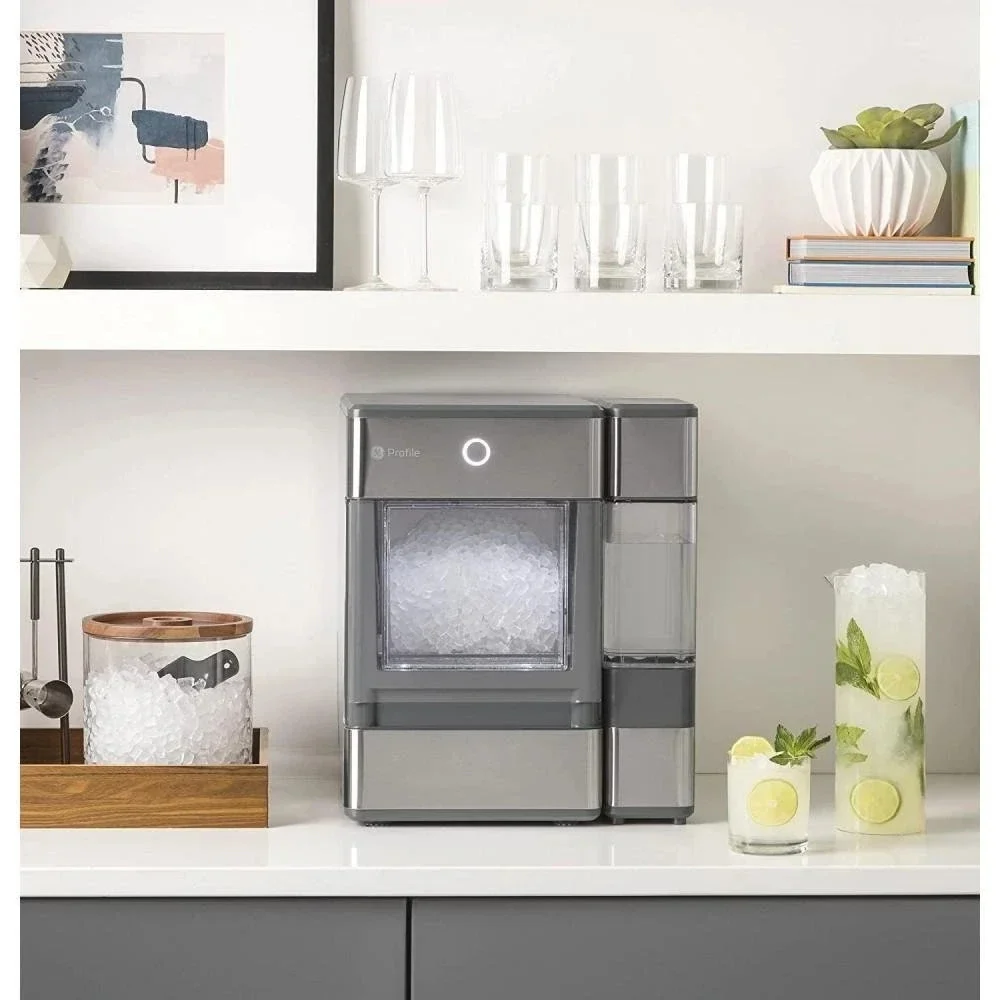 GE Profile Opal Countertop Nugget Ice Maker, Stainless Steel - OPAL01GEPKT - Image 4