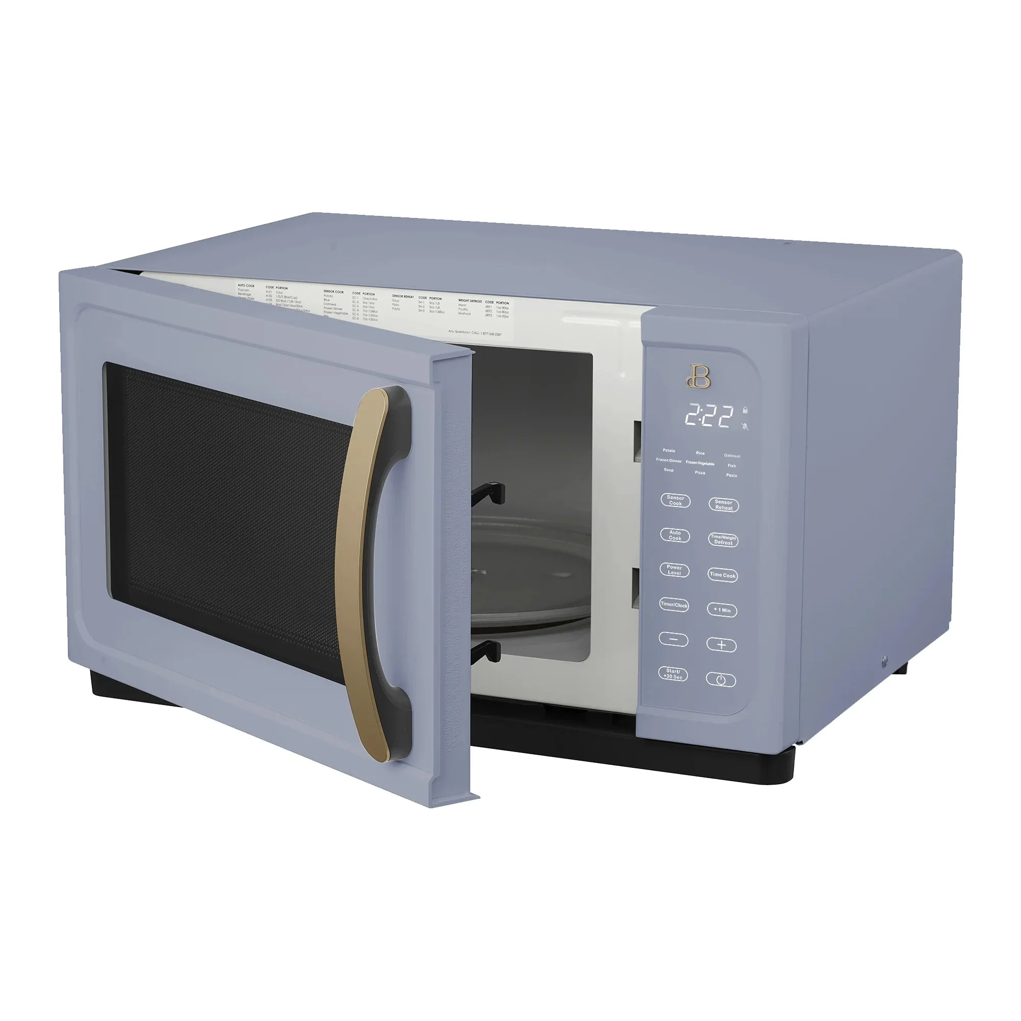 Beautiful 1.1 Cu ft 1000 Watt Sensor Microwave Oven, White Icing - BFCMS811WEST10 - Image 22