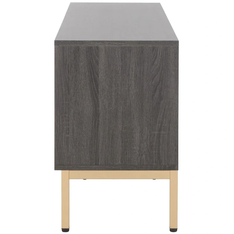 SAFAVIEH Deandra 4-Door Media Stand for Entertainment - Accommodates Up to 65-Inch Flat Screen TV - Dimensions: 60.8" W x 17.7" D x 24.6" H - Image 33