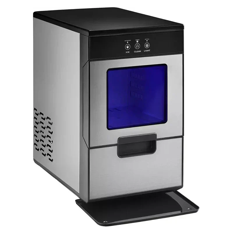 Portable Nugget Ice Maker, 44 Lb. Daily Production, Stainless Steel - NS-IMN44SS2
