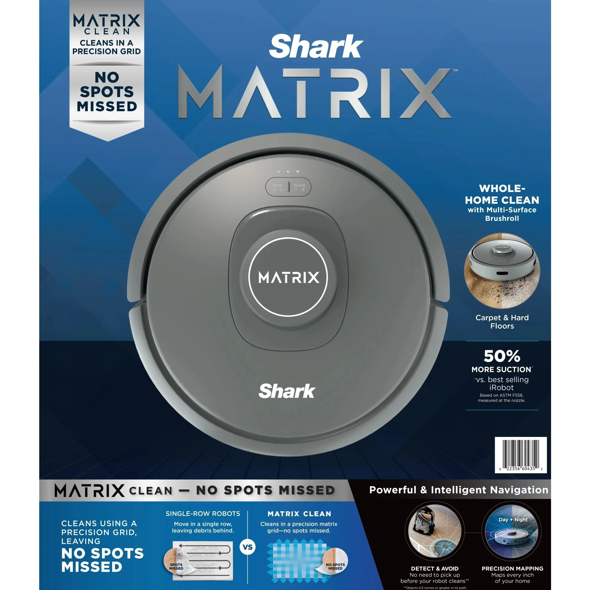 Shark Matrix Robot Vacuum for Carpets and Hard Floors - RV2300 - Image 12