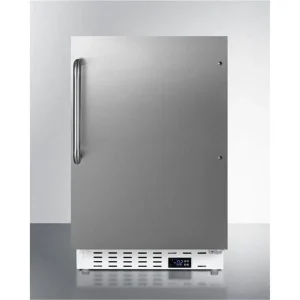 ADA Compliant Built-In Freestanding Manual Defrost All-Freezer, White Cabinet - 32 x 19.88 x 22.5 in