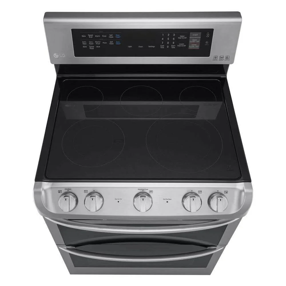 LG Double Oven Stainless Steel Electric Range, 7.3 Cu. Ft. - LDE4413ST - Image 3