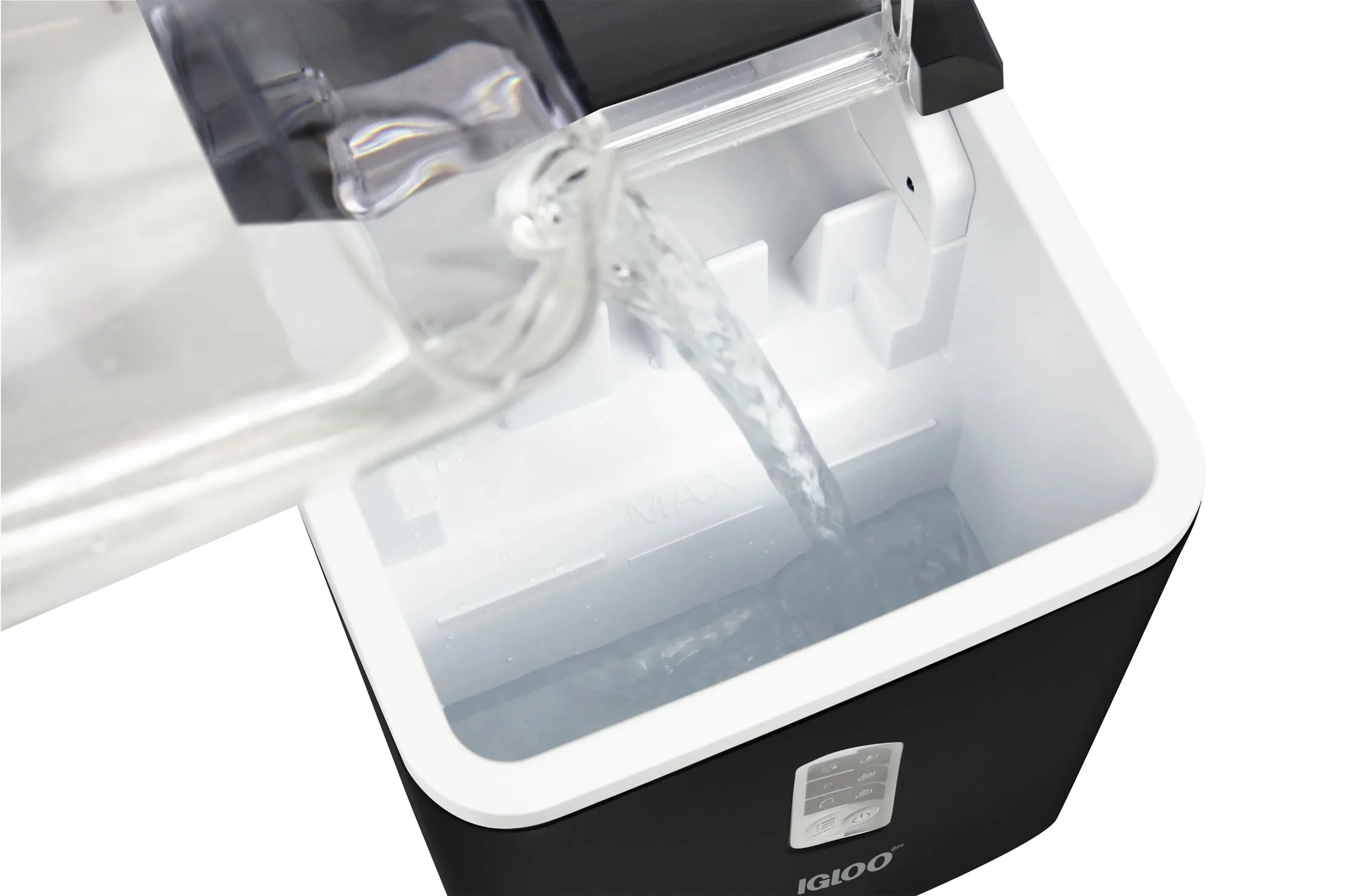 Igloo Self-Cleaning Countertop Ice Maker, 1.5 qt, 26 lbs/24 Hours, Aqua - Image 48
