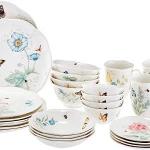 28 Piece Butterfly Meadow Classic Dinnerware Set