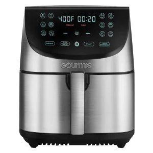 Gourmia Digital Air Fryer 8 Qt Stainless Steel