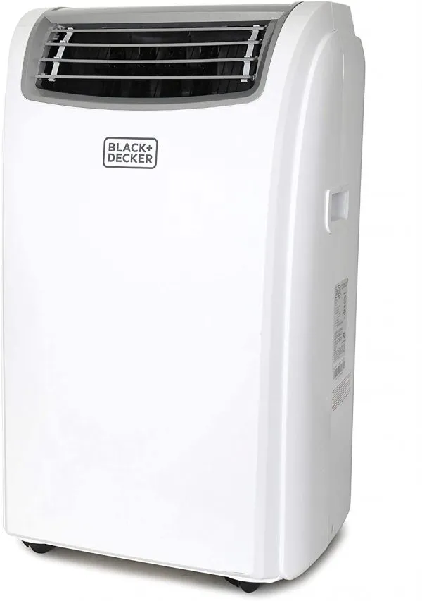 BLACK+DECKER Portable Air Conditioner With Heat, 14,000 BTU, White