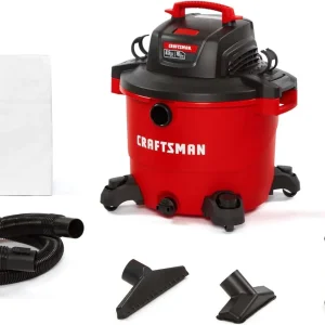 Craftsman 16 Gallon 6.5 Peak HP Wet/Dry Vac, Red - CMXEVBE17595