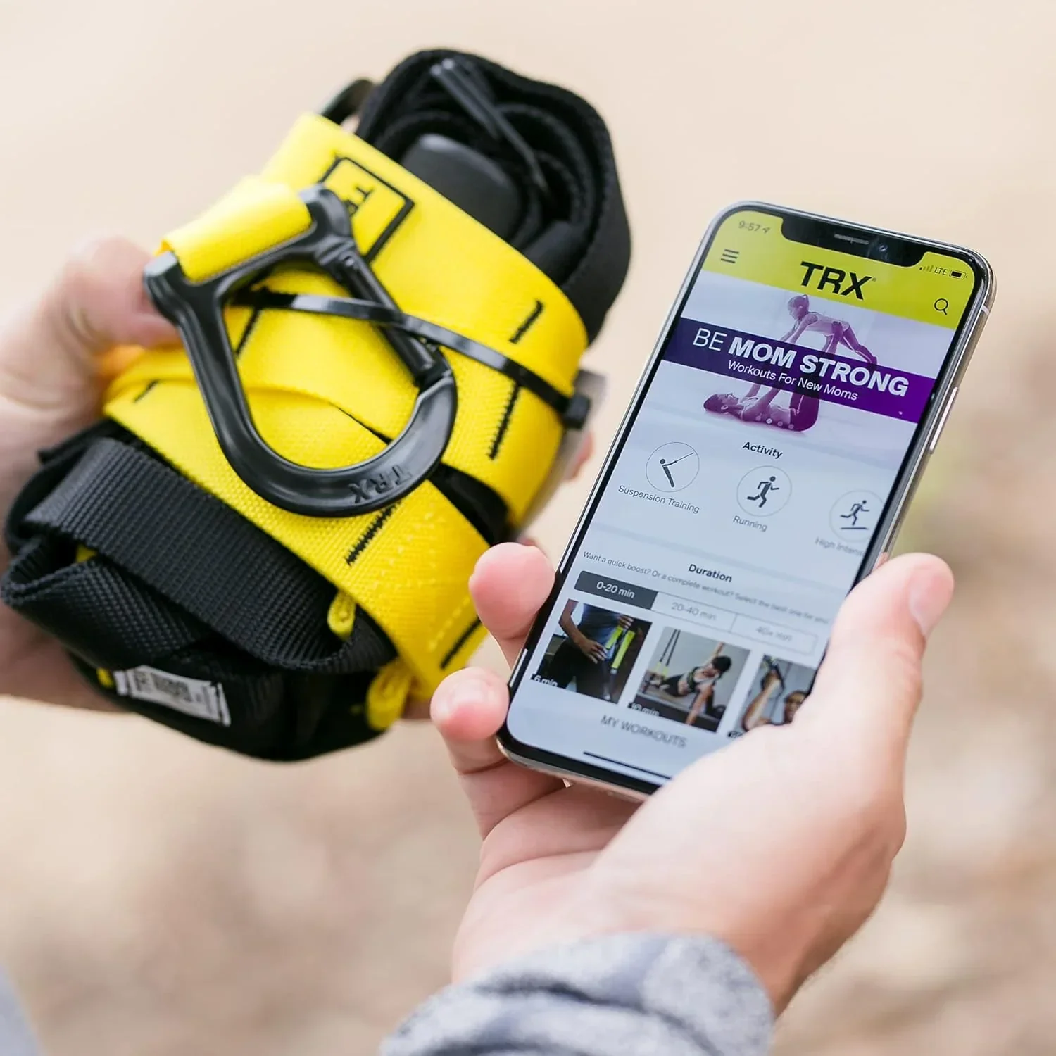 TRX GO Suspension Trainer, At Home, Portable Gym Workout, For Strength Training - Image 2