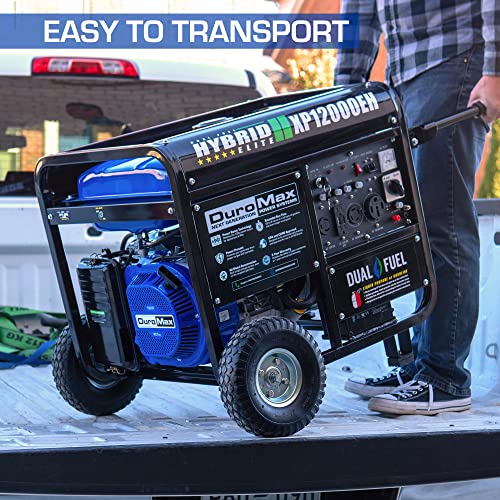 DuroMax XP12000EH Dual Fuel Generator – 12,000W Gas/Propane, 457cc 4-Stroke Engine, EPA/CARB Compliant - Image 8