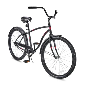 Pacifica Cruiser Bicycle, Adult, Unisex, Matte Black