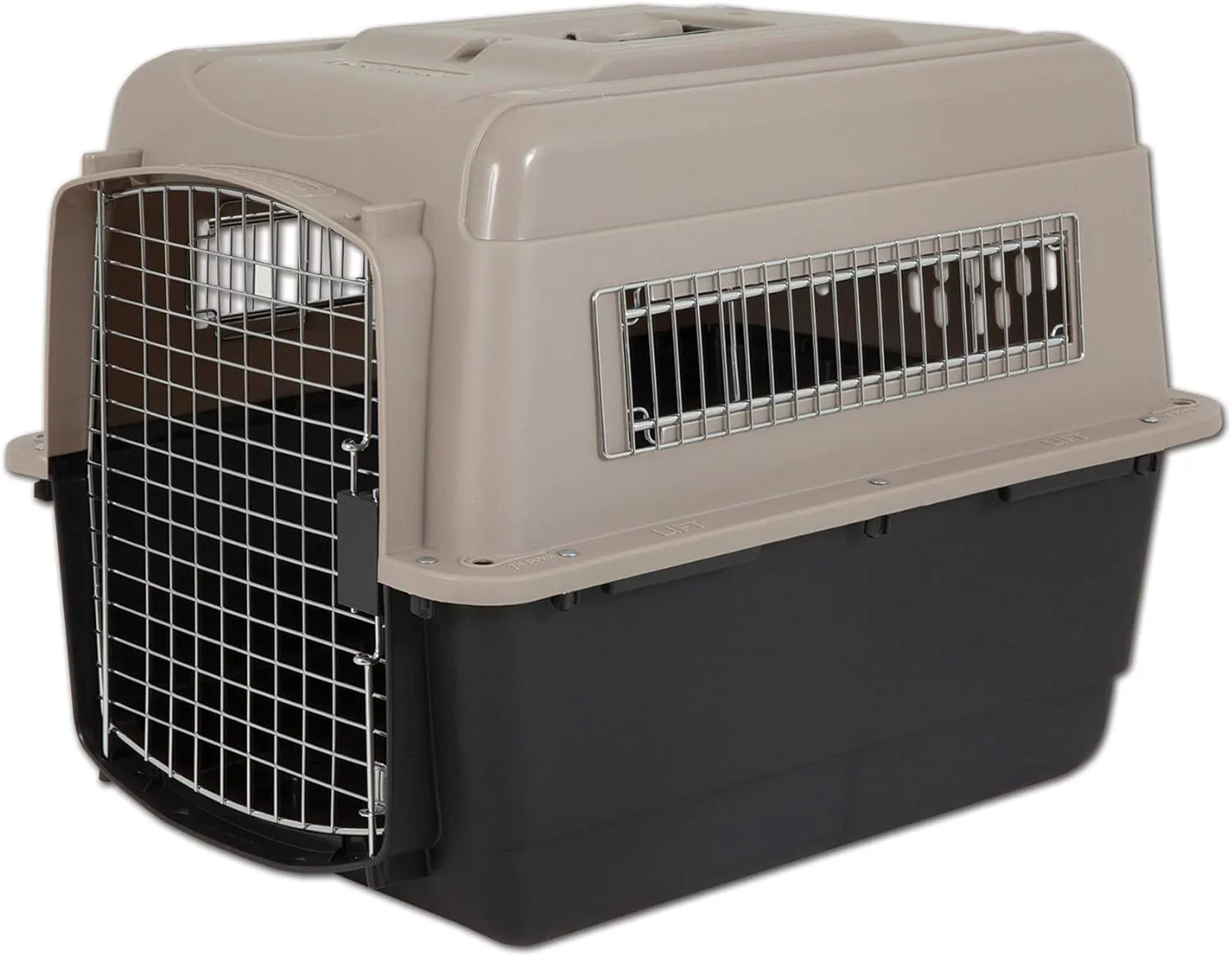 Petmate Ultra Vari Dog Travel Kennel, 48 in Long, 90 to 125 lbs - Taupe Black - Image 6