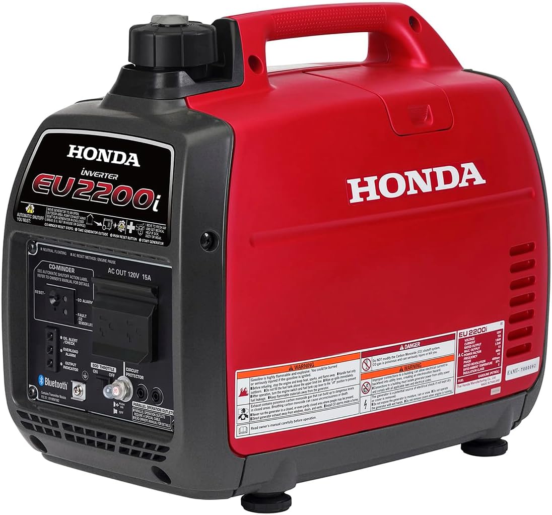 Honda 664240 EU2200i 2200 Watt Portable Inverter Generator with Co-Minder - Image 4