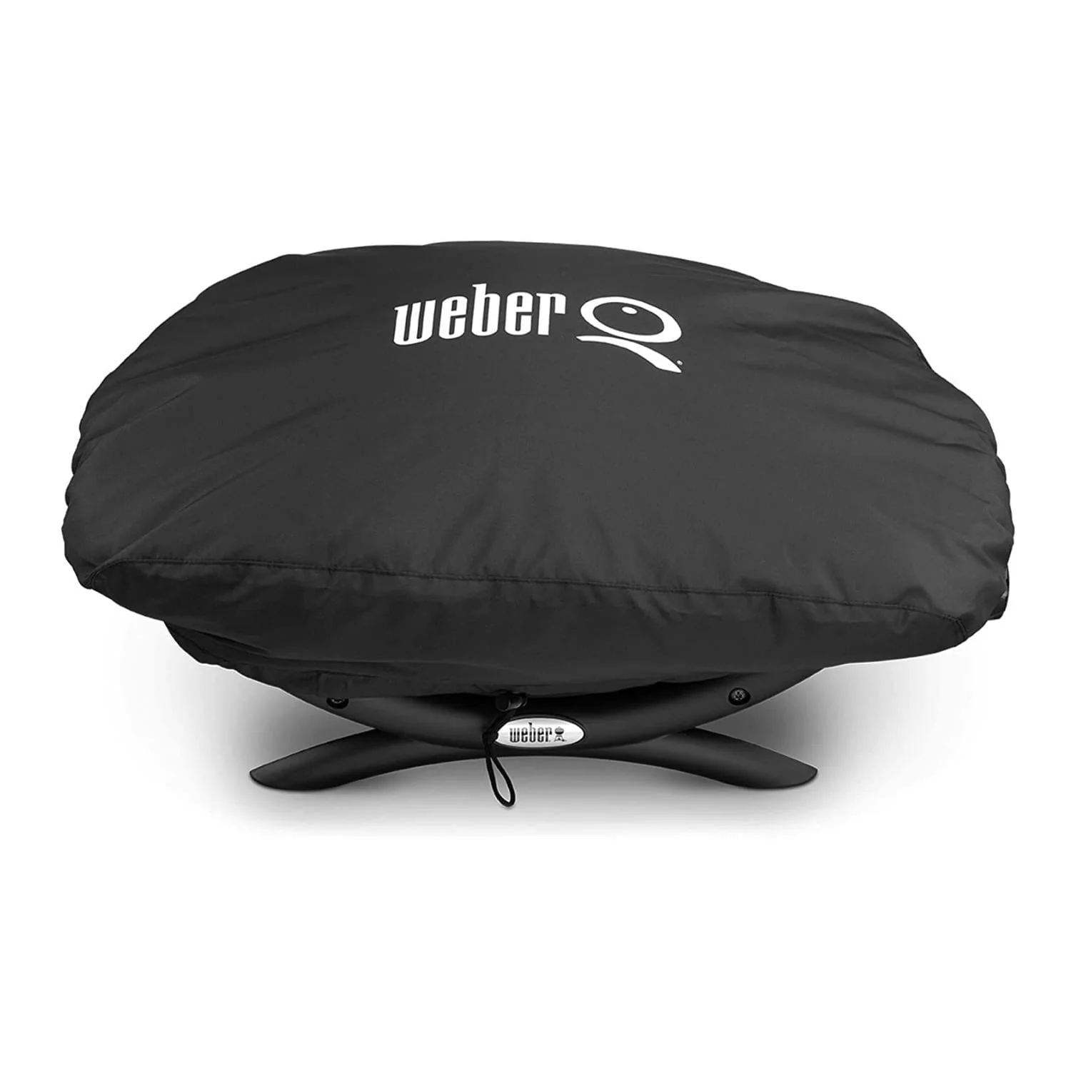 Weber Q1200 Liquid Propane Grill (Titanium) with Portable Cart Bundle - Image 5