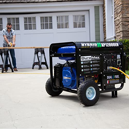 DuroMax XP12000EH Dual Fuel Generator – 12,000W Gas/Propane, 457cc 4-Stroke Engine, EPA/CARB Compliant - Image 3