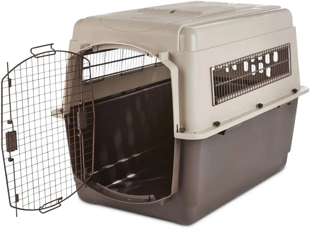 Petmate Ultra Vari Dog Travel Kennel, 48 in Long, 90 to 125 lbs - Taupe Black - Image 10