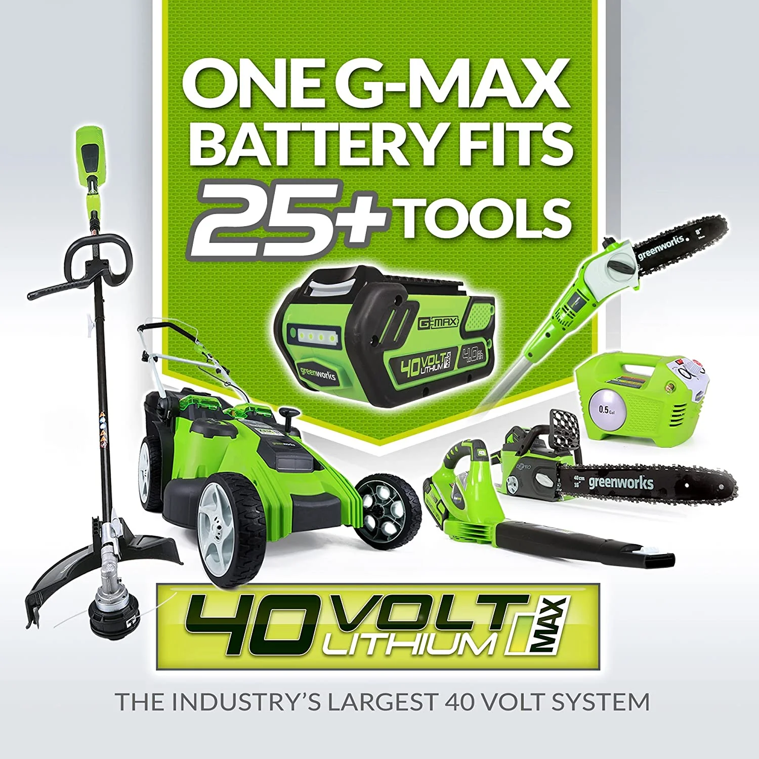 40V 185 MPH Variable Speed Cordless Leaf Blower/Vacuum, 4.0Ah Battery and Charger Included 24322 - Image 3