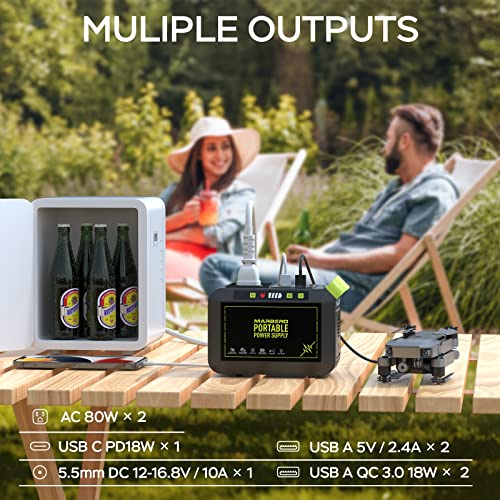 MARBERO 88Wh Portable Power Station 24000mAh Camping Solar Generator Lithium Battery - Image 8