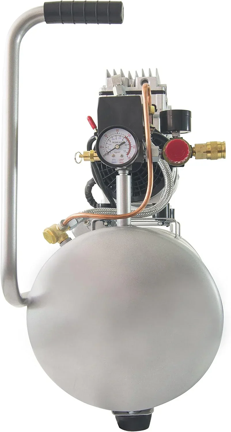Air Tools 8010 Ultra Quiet Oil-Free Air Compressor, 1.0 HP, 8 Gallon, 120 PSI, 60 dB Noise Level - Image 5
