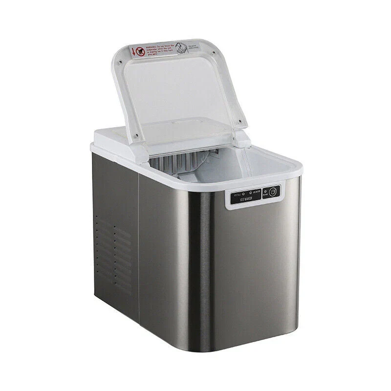 CJC Countertop Ice Maker With Carry Handle, Basket, Scoop, 110V - Image 10