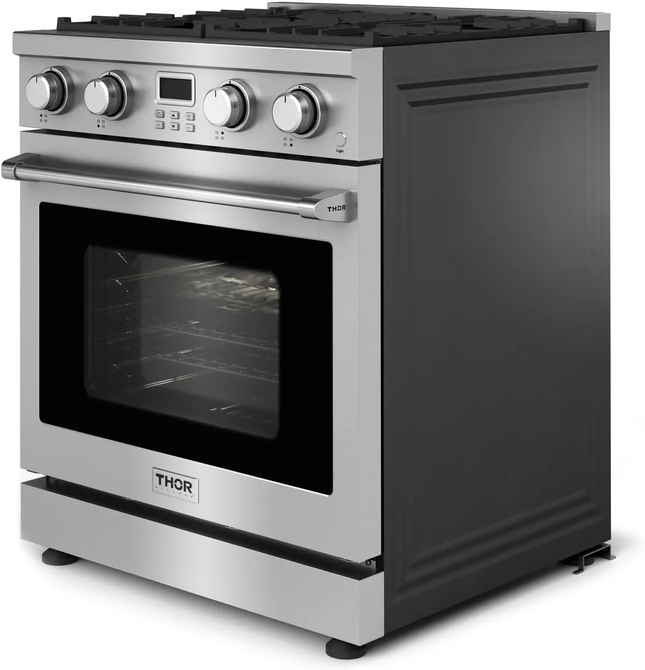 Thor Kitchen 30-Inch Gas Range, Stainless Steel, 4.8 Cubic Feet - ARG30 - Image 2
