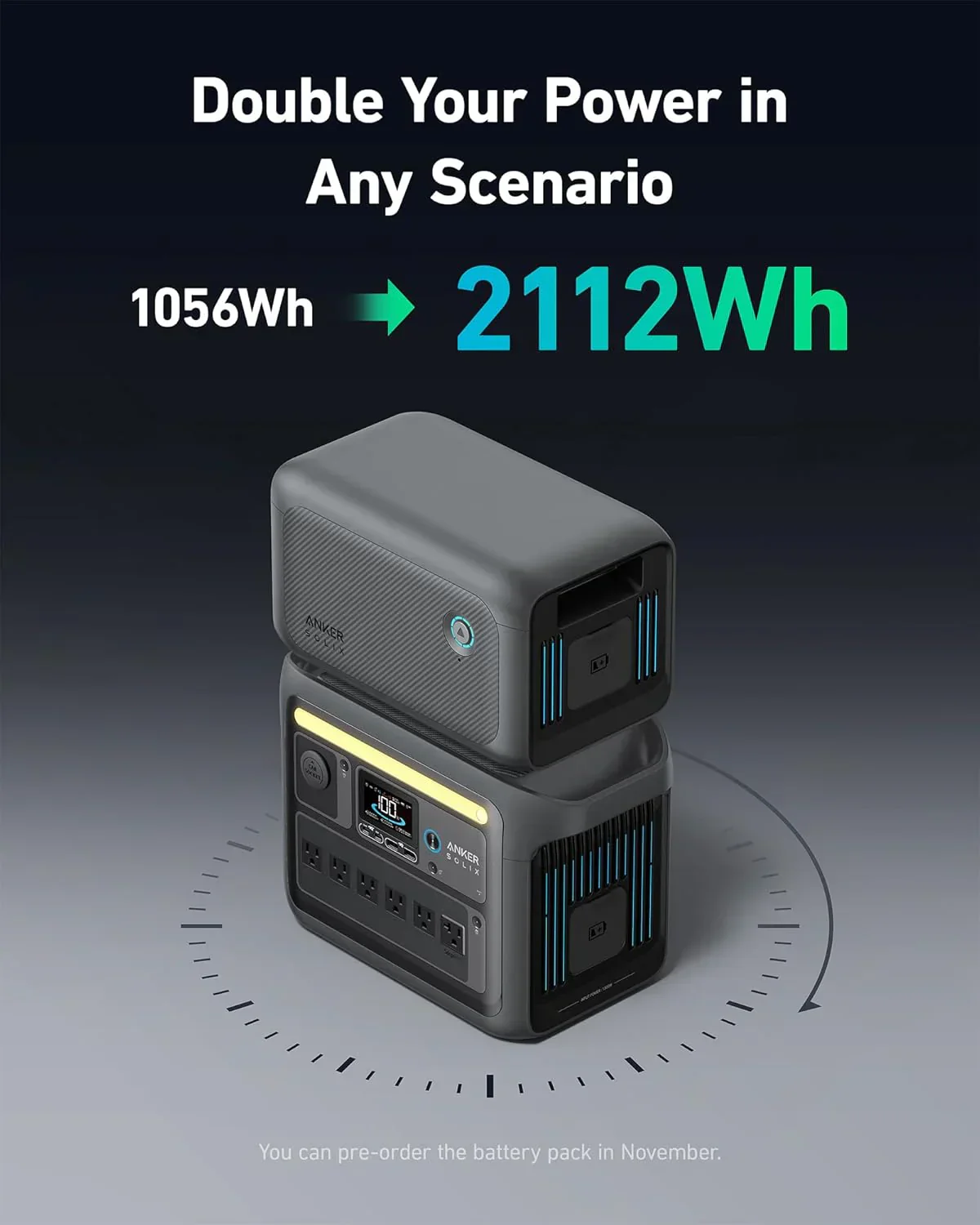 Portable Power Station 1800W (2400W Peak) Solar Generator 58 Minutes to Fully Charge - Image 15