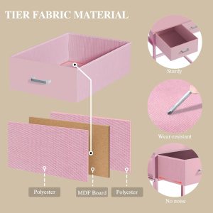 Fixwal 3-in-1 Compact Makeup Vanity Desk with Foldable Side Panel, LED Mirror & Power Outlet