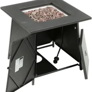 Four Seasons Courtyard 28-Inch Square 50,000 BTU Gas Fire Pit Table - SRGF11634