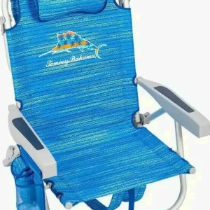 Tommy Bahama Backpack Beach Chairs, Blue, 2 Pack