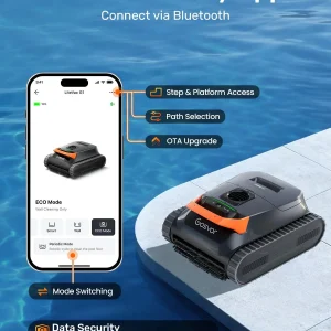 Cordless Robotic Pool Vacuum Cleaner With Smart Navigation And Wall And Waterline Cleaning