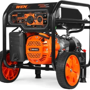 WEN 5600-Watt Portable Generator, Electric Start, 224cc, Transfer-Switch And RV-Ready - GN5602X